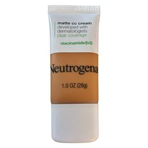 Neutrogena Matte CC Cream Clear Coverage Niacinamide 1oz Shade Ginger‎ 7.5